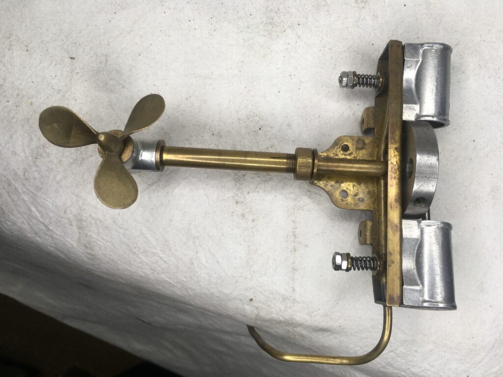 Boucher POLLY-WOG Steam Outboard Motor (rear)