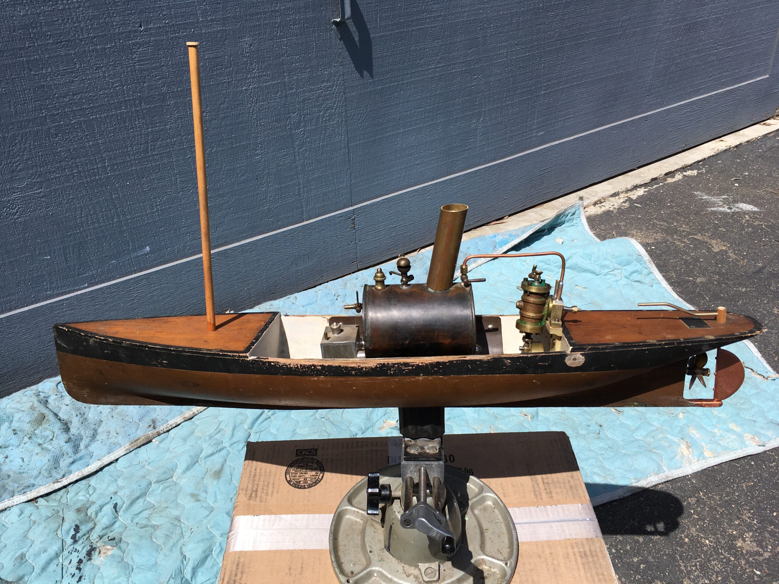 Steven’s  “RAPID” Steam Boat Model